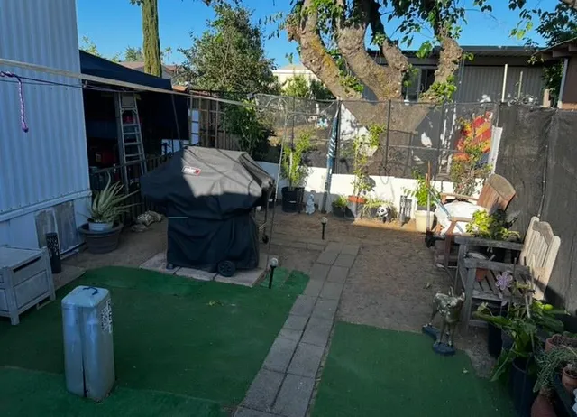 a view of outdoor space and patio