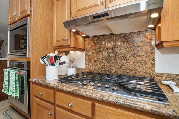 a close view of stove