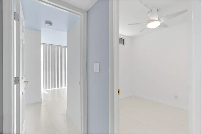 a view of an empty room