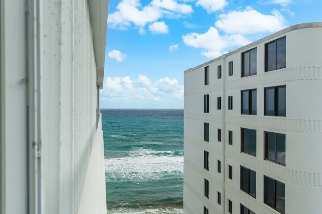 a view of balcony with staircase