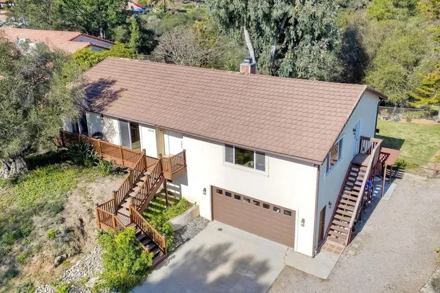 a view of a lake from a balcony