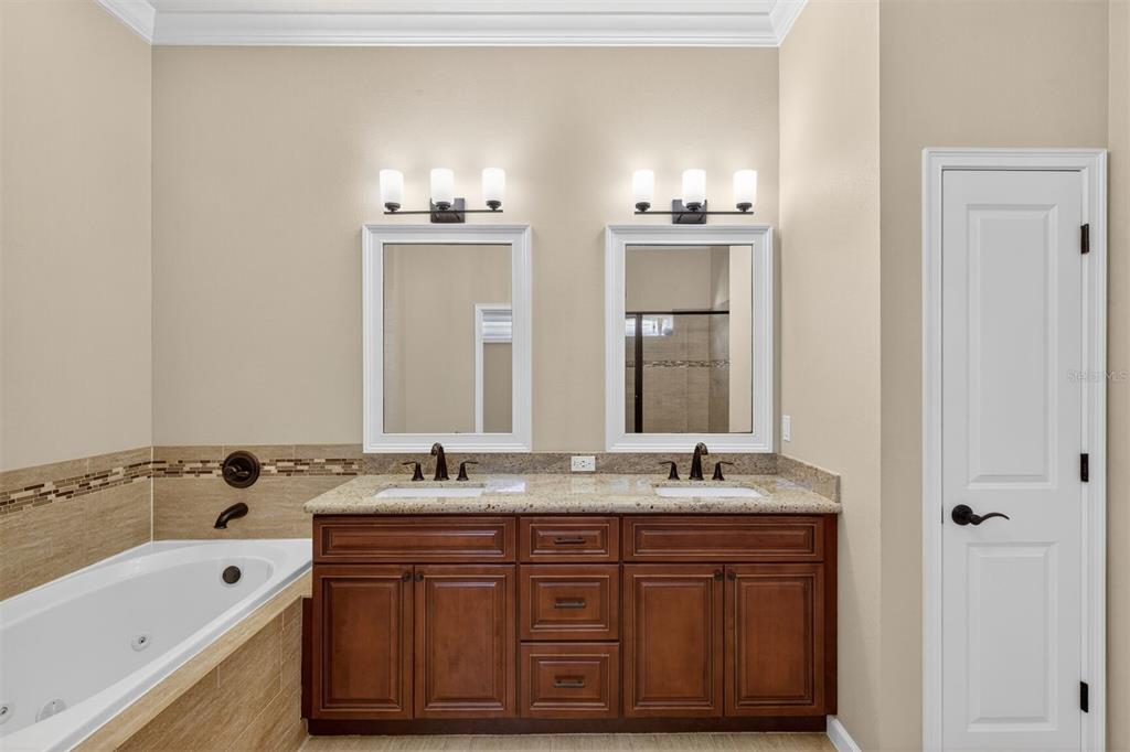 11949 Northwest 13 Road Gainesville, FL 32606 - Photo 30 of 46 a bathroom with a tub sink and mirror