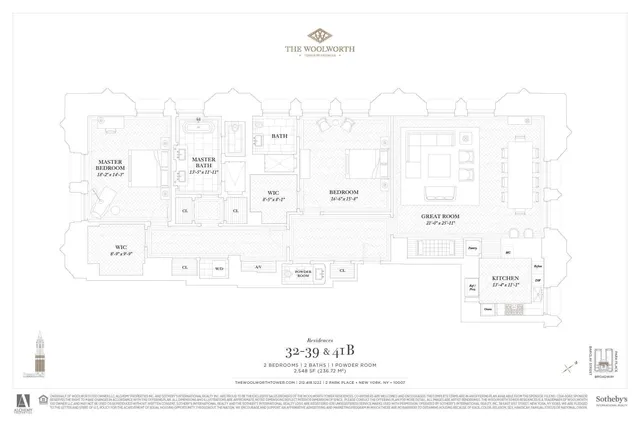 $5,790,000 | 2 Park Place, Unit 41B | TriBeCa