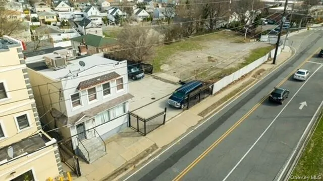 a view of balcony with a yard