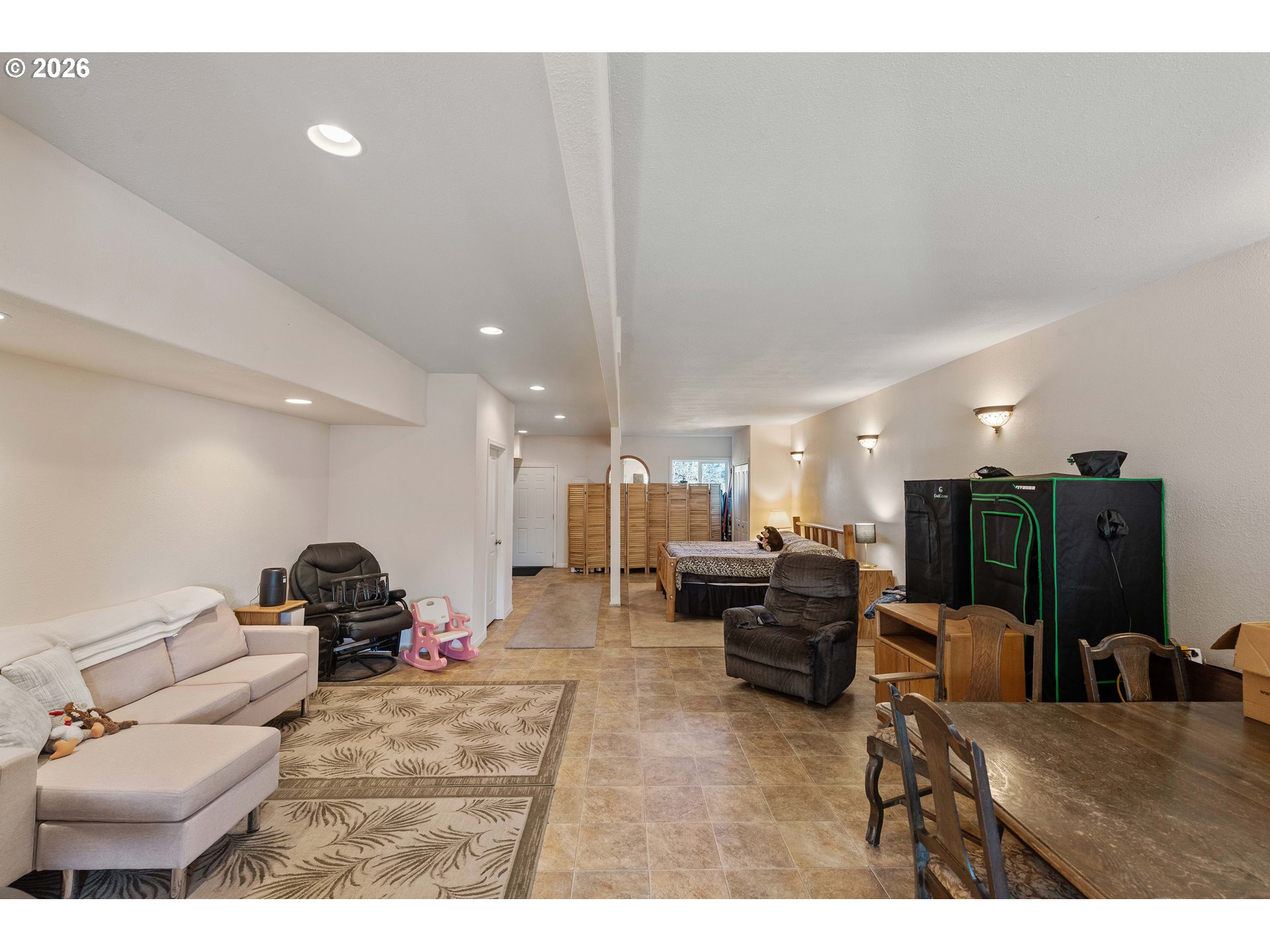 770 18th Avenue Coos Bay, OR 97420 - Photo 40 of 48 a living room with furniture and kitchen view