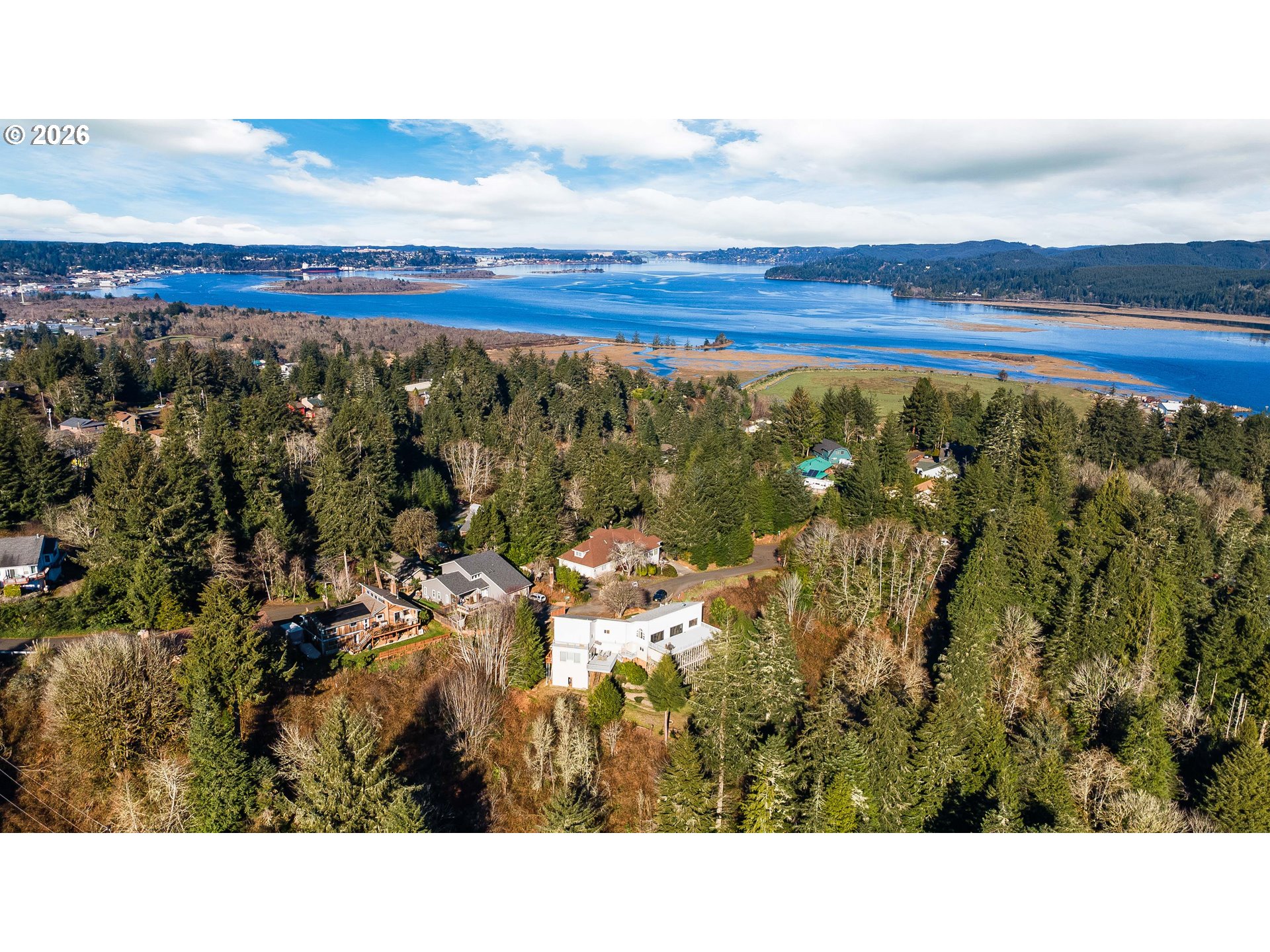 770 18th Avenue Coos Bay, OR 97420 - Photo 47 of 48 a view of an outdoor space and a mountain view