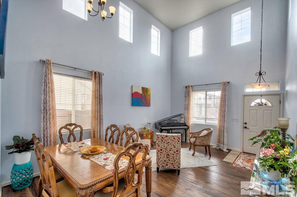 2275 Big Trail Circle Reno, NV 89521 - Photo 4 of 40 a view of a a dining room with furniture window and wooden floor