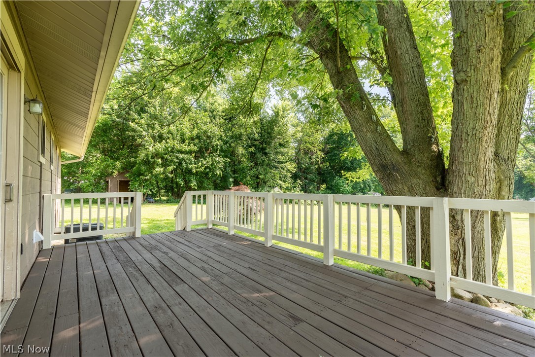 1889 Ronald Road Akron, OH 44312 - Photo 4 of 36 View of wooden terrace