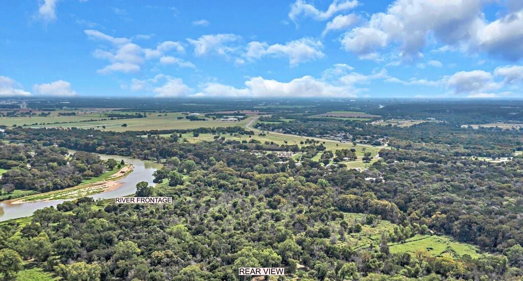 203 River Lane Waco, TX 76708 - Photo 14 of 40 an aerial view of residential building and trees around
