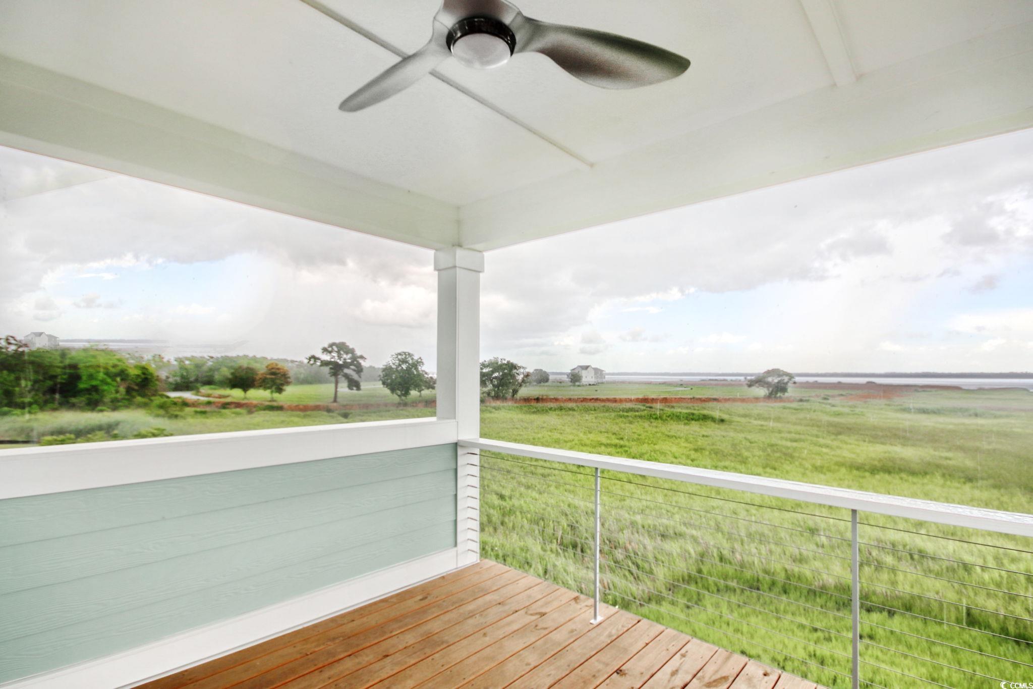 125 Oak Bay Drive Georgetown, SC 29440 - Photo 28 of 39 Wooden deck featuring ceiling fan