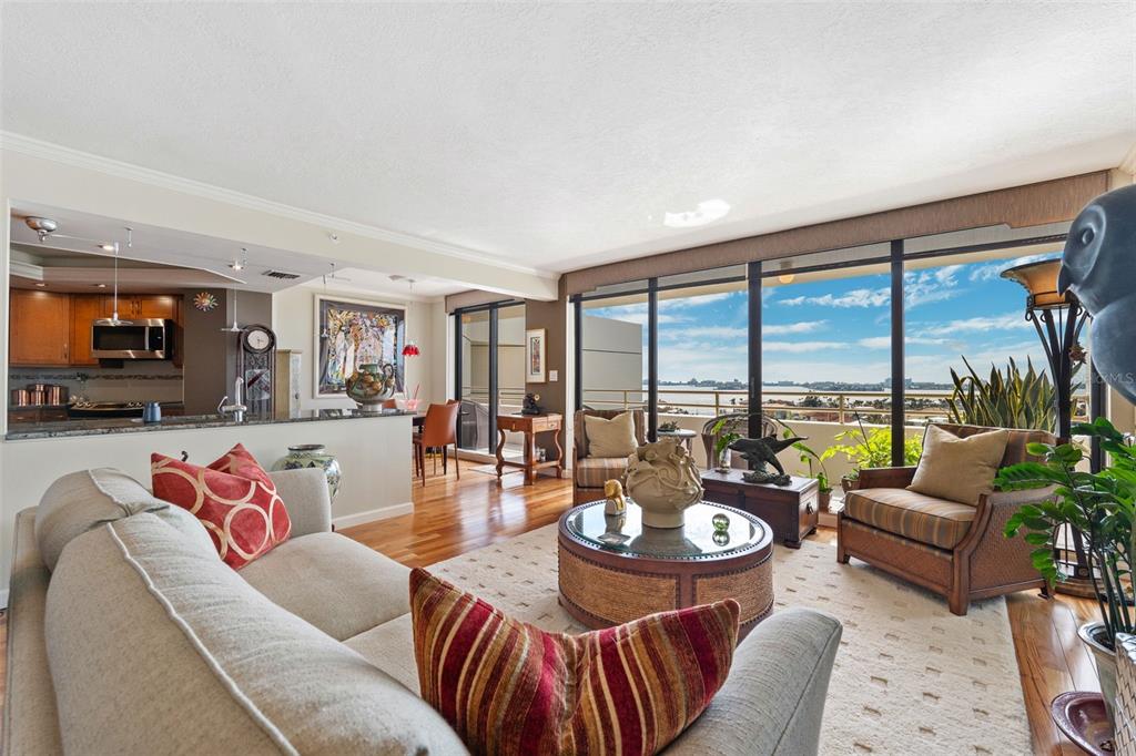5950 Pelican Bay Plaza South, Unit PH2F Gulfport, FL 33707 - Photo 1 of 67 Enjoy miles of open water views from this exquisite Penthouse unit in Pelican Bay Building A!