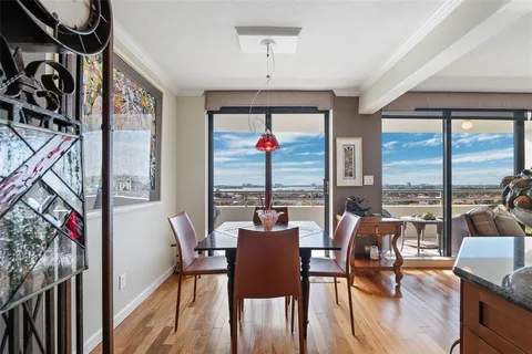 a outdoor space with chairs