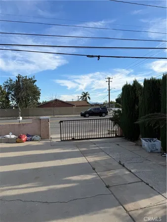 a view of a car garage