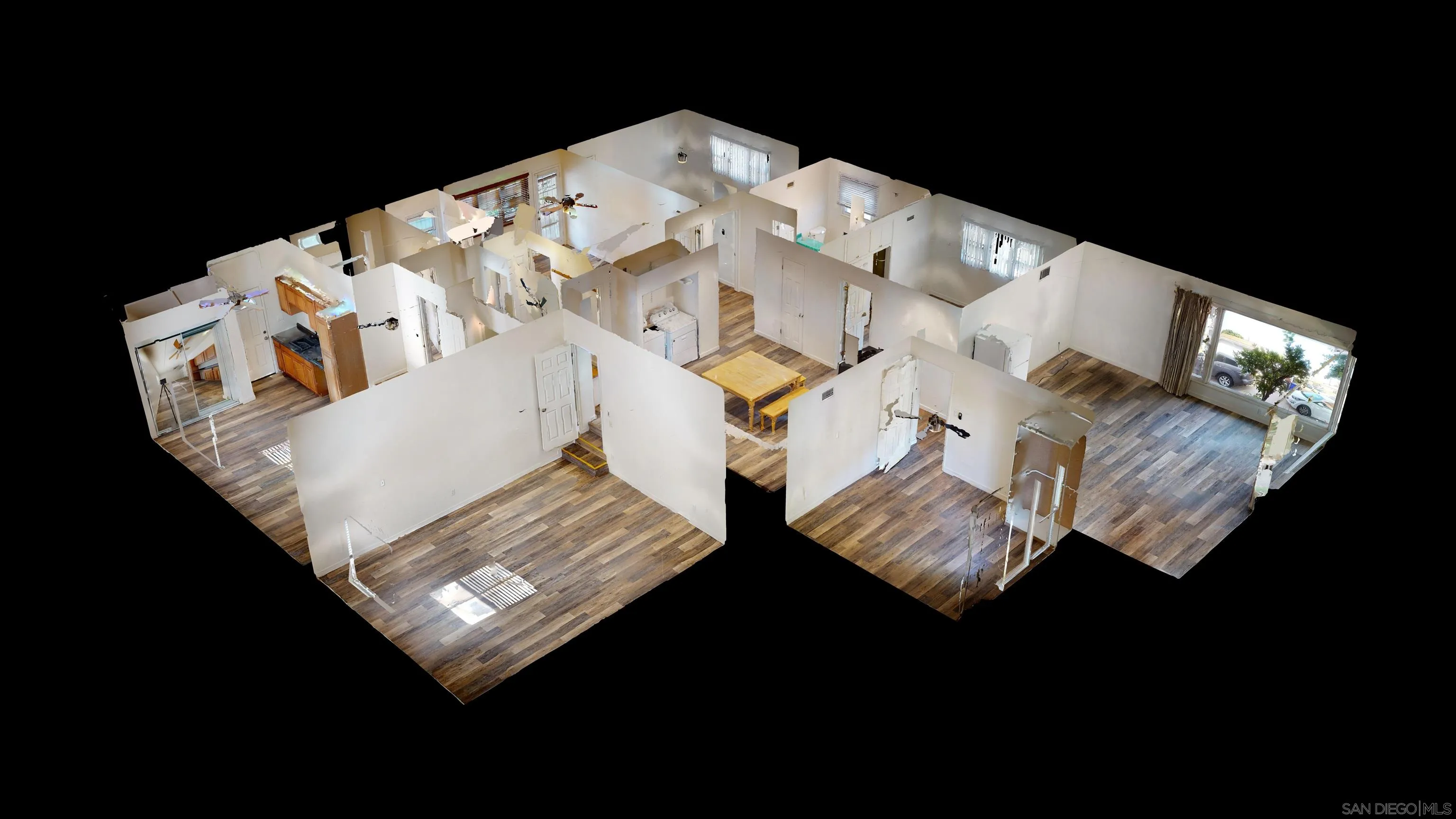 5555 Mary Ln Drive San Diego, CA 92115 - Photo 39 of 39 a view of living room with furniture and wooden floor
