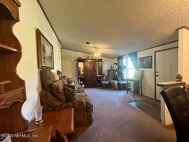 380 East End Road San Mateo, FL 32187 - Photo 2 of 9 a living room with furniture a couch and large window
