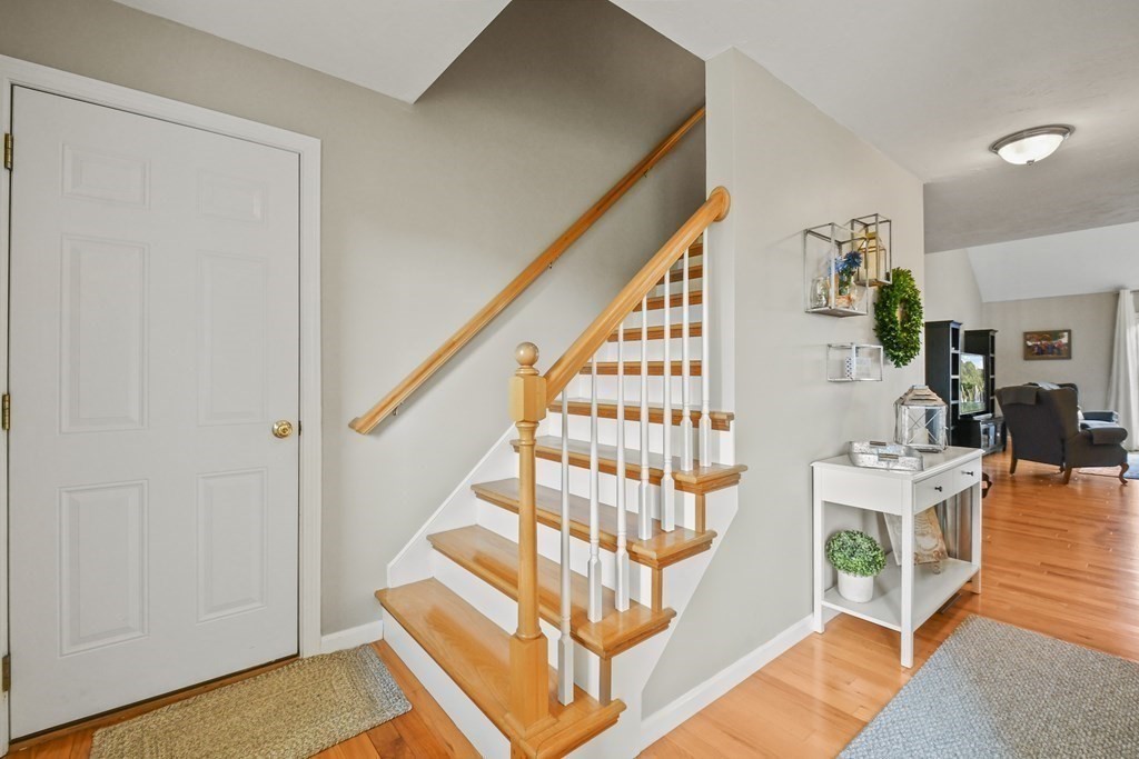 148 Ariel Circle, Unit 148 Sutton, MA 01590 - Photo 19 of 35 a view of entryway and hall with wooden floor