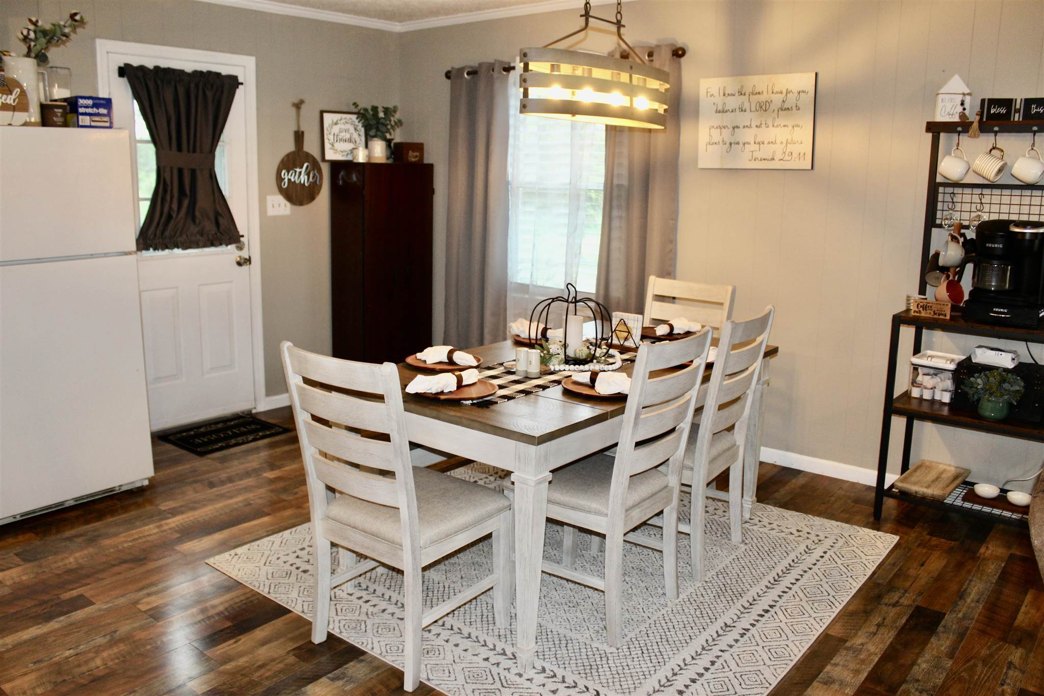 31 Old Back Road Raphine, VA 24472 - Photo 25 of 52 a view of a dining room with furniture and wooden floor