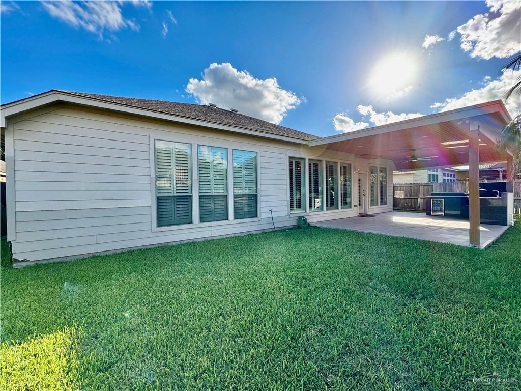 2911 San Rafael Street Mission, TX 78572 - Photo 33 of 38 a view of a porch with a backyard