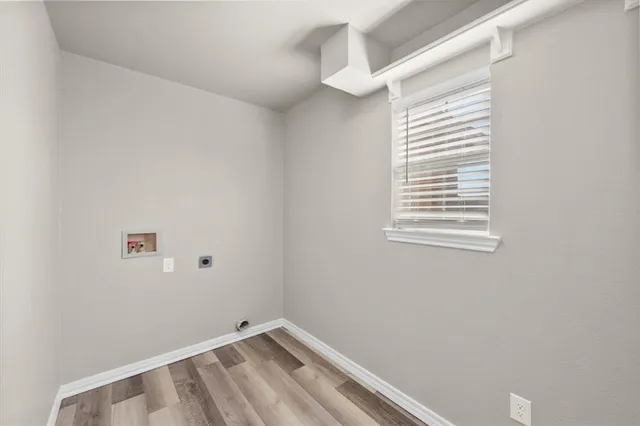 a view of a room with rack on the wall