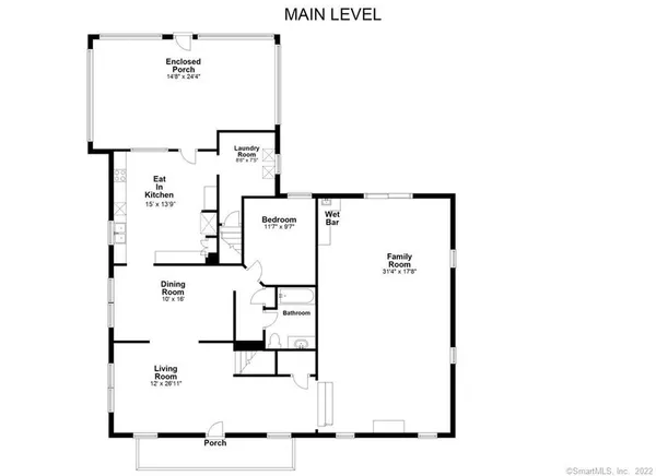 a view of a livingroom with a staircase