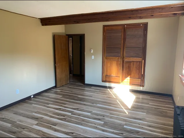 a living room with a couch and a table