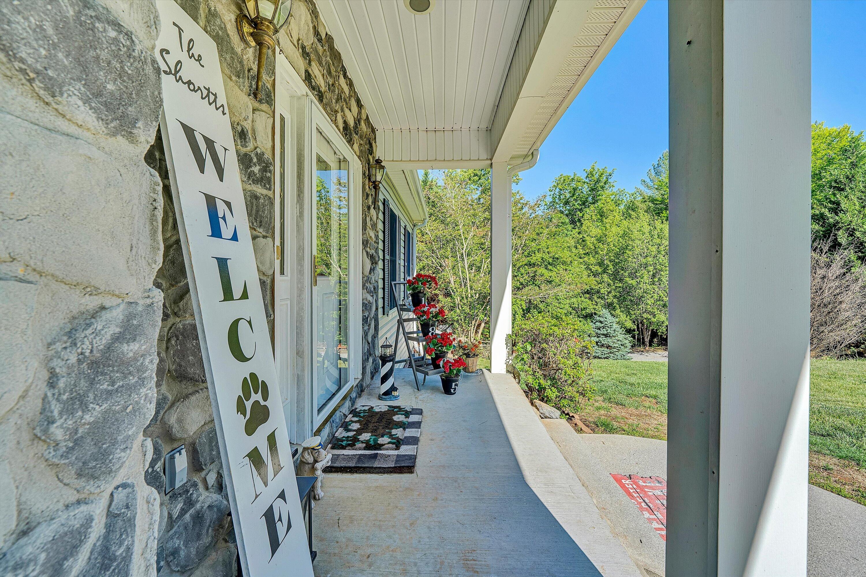 1805 Carroll Road Goodview, VA 24095 - Photo 55 of 61 a view of an entryway with garden