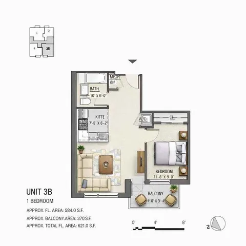 a picture of a floor plan