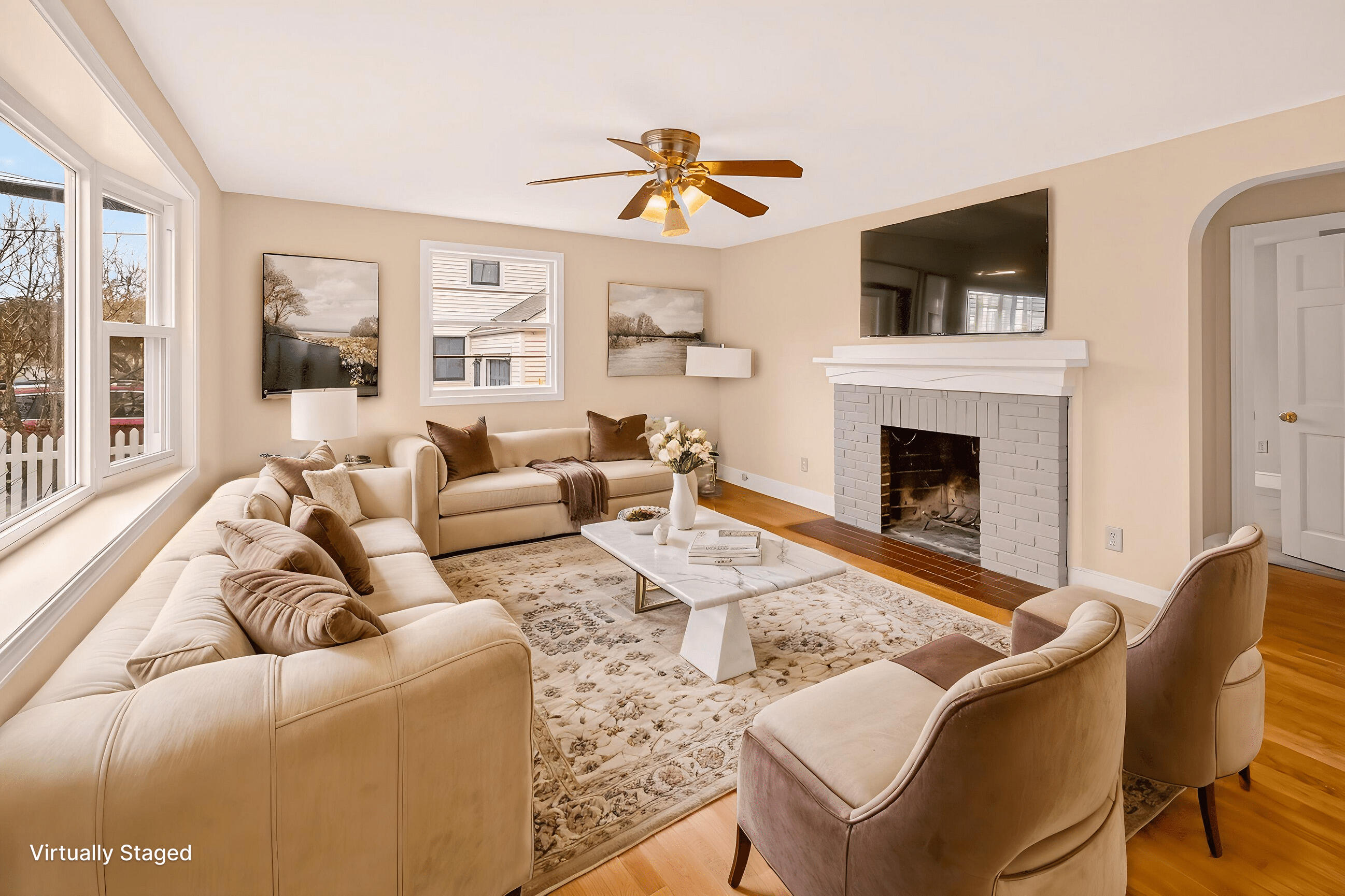 517 Summit Street Portland, ME 04103 - Photo 36 of 61 Living-Room-_-Fire-Place-7697 - Living R