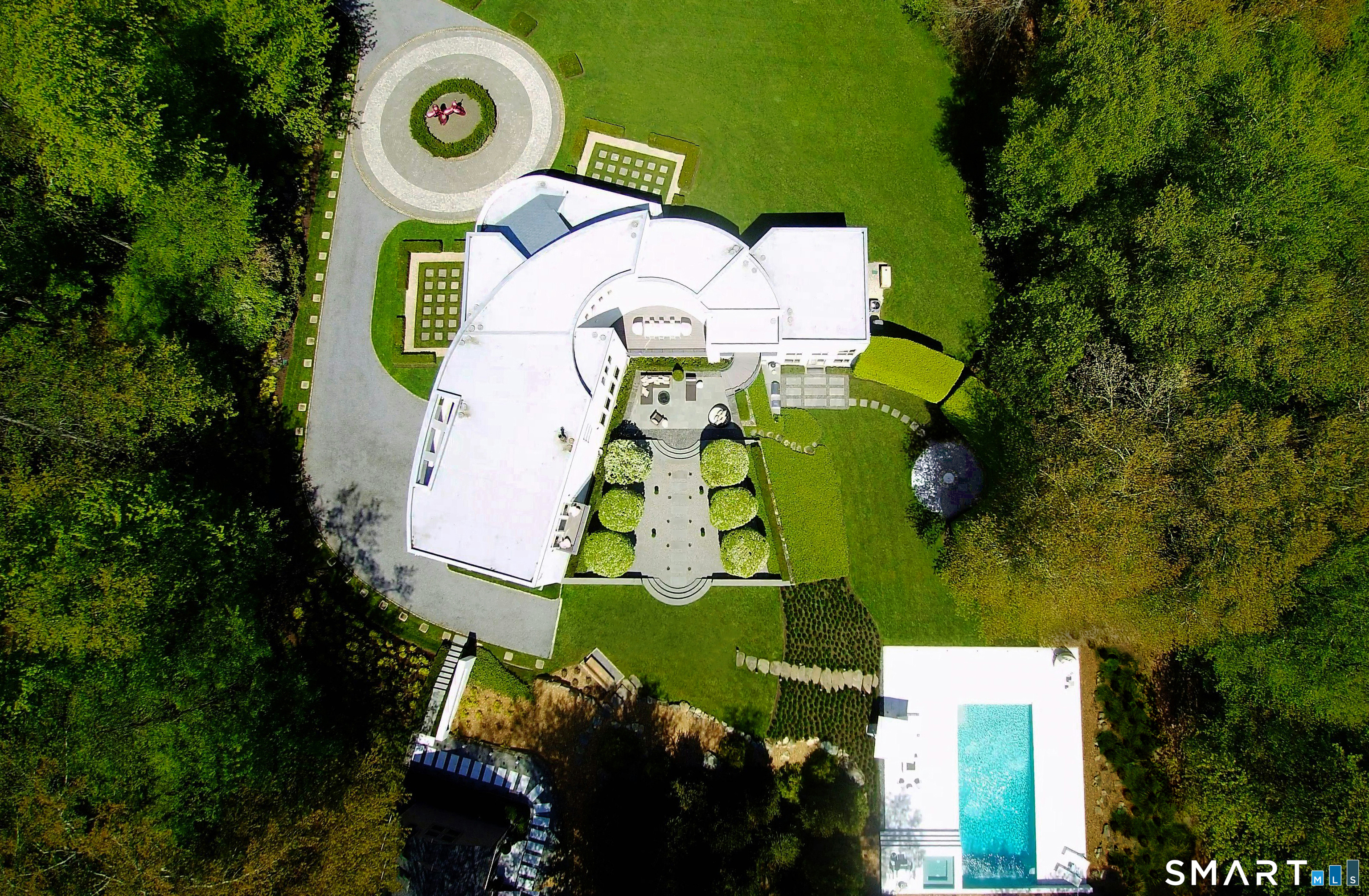 300 Sturges Ridge Road Wilton, CT 06897 - Photo 12 of 40 an aerial view of a house