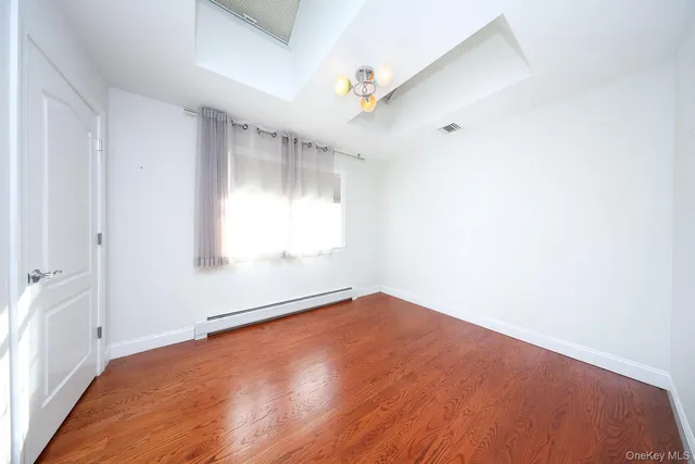 wooden floor in an empty room