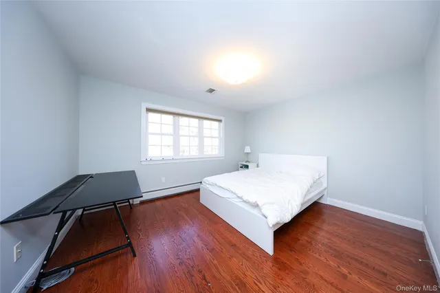 a view of a room with rack on the wall