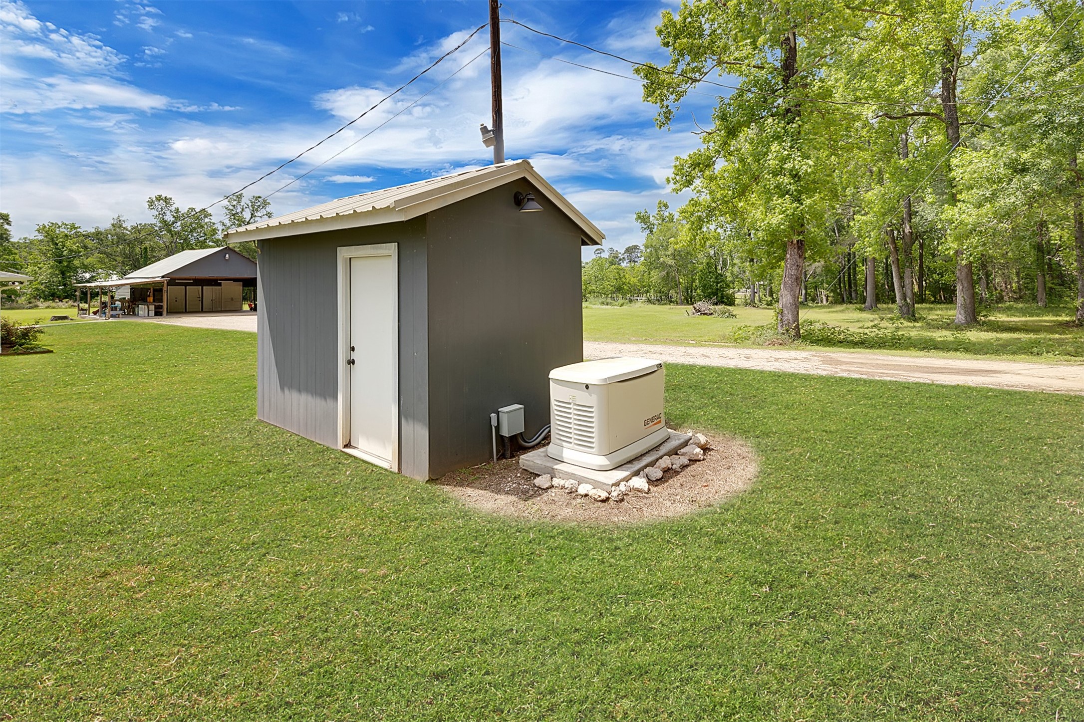 10792 Stidham Road Conroe, TX 77302 - Photo 36 of 48 Well house with new well pump AND GENERATOR....