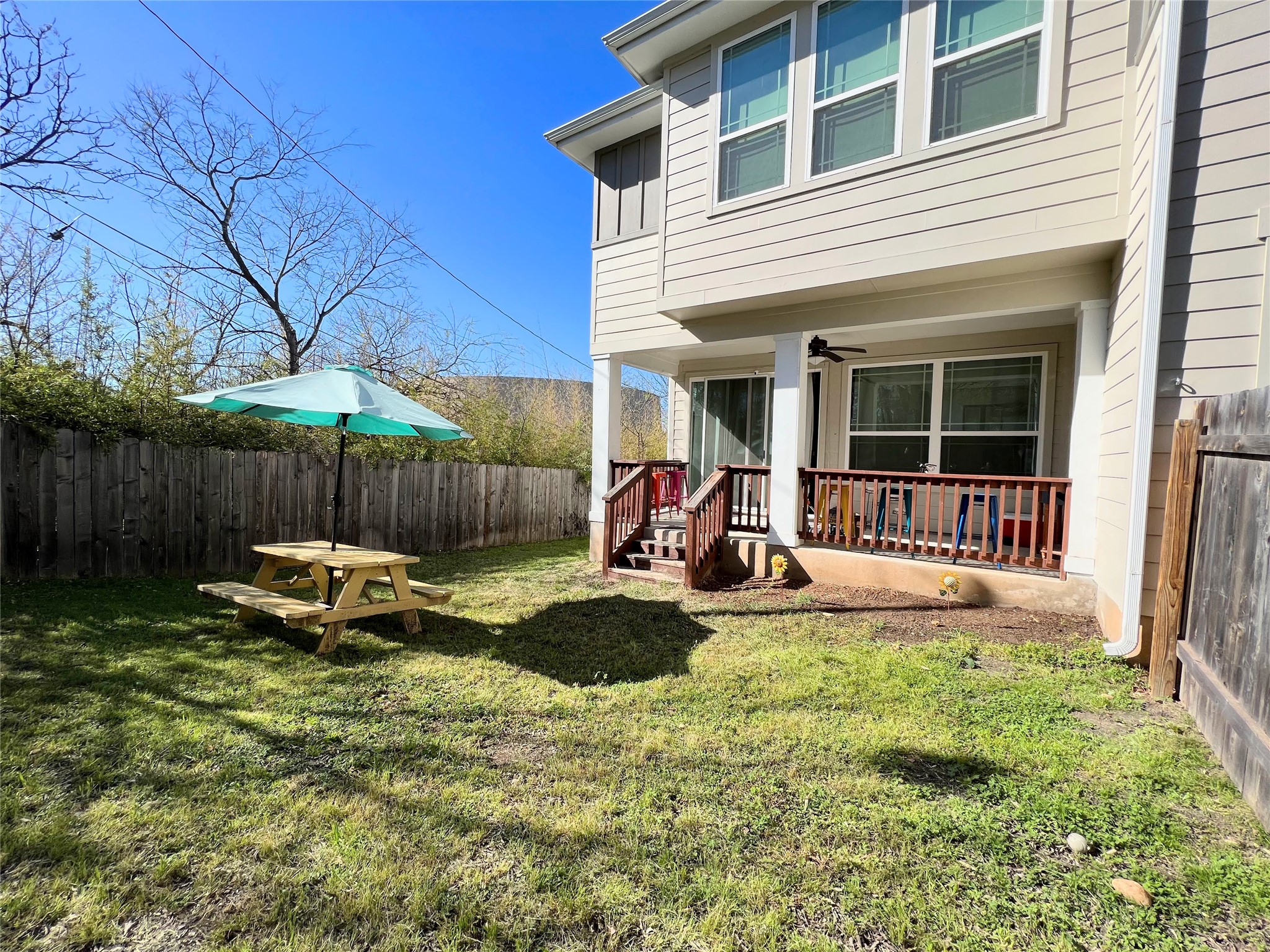 807 East 16th Street, Unit B Austin, TX 78702 - Photo 21 of 25 Rear view of house with a fenced backyard and a patio area