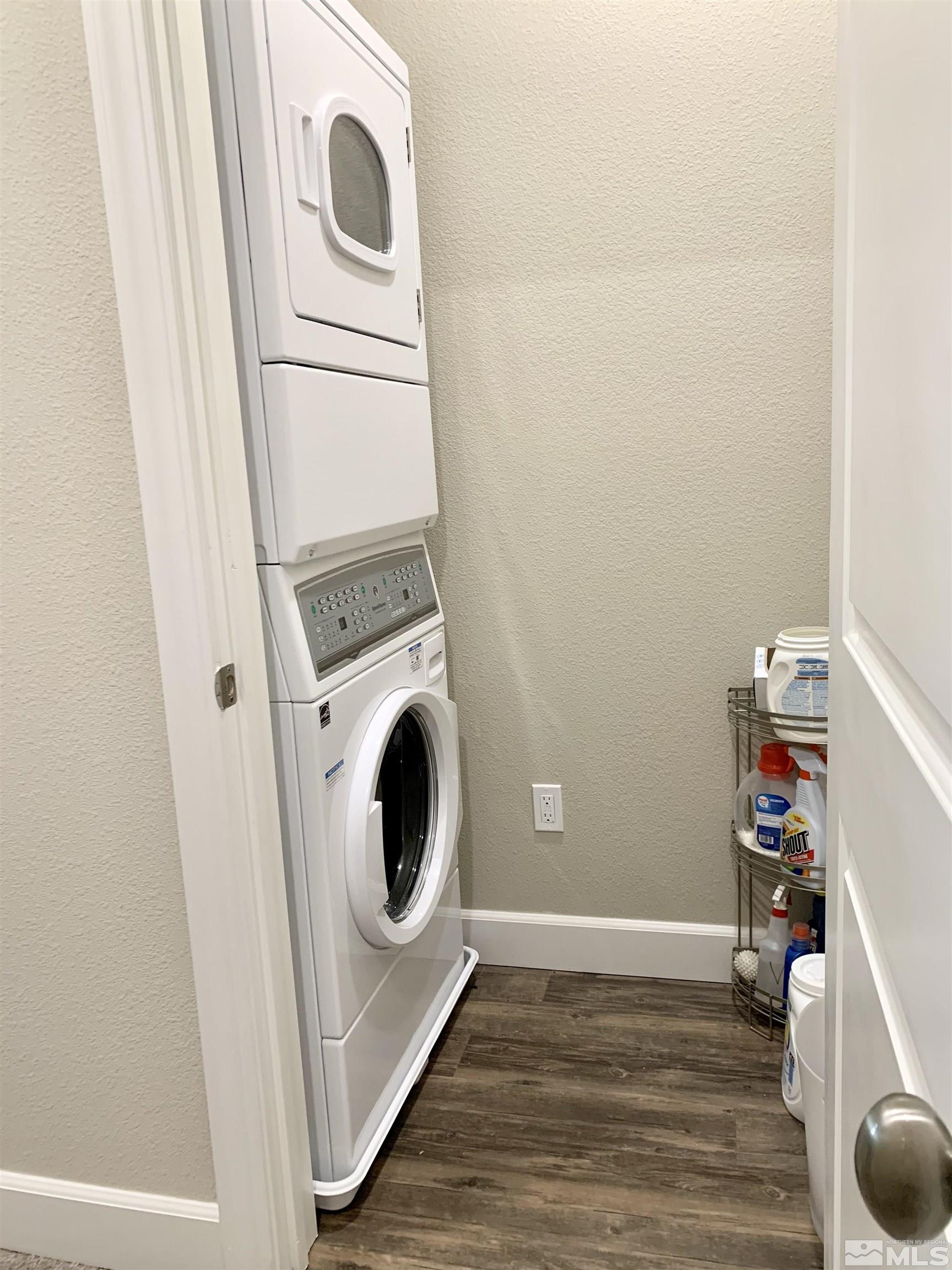 1970 Dark Horse Road, Unit C Reno, NV 89521 - Photo 30 of 35 a view of a storage & utility room with washer and dryer