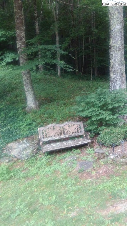 1495 Cobbs Creek Road Boone, NC 28607 - Photo 22 of 22 a view of a backyard with a wooden fence