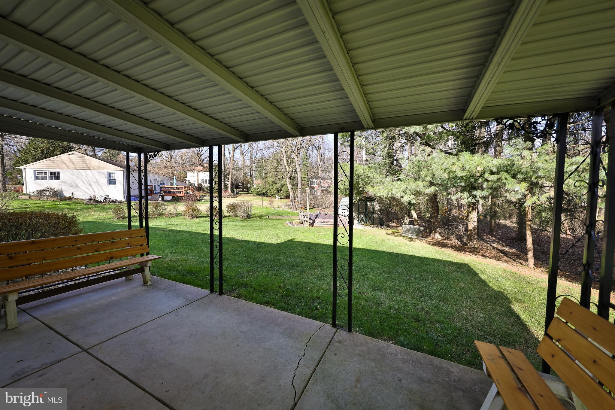 605 Raikes Road Huntingdon Valley, PA 19006 - Photo 30 of 37 Rear Porch