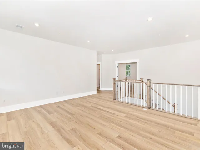 a view of livingroom with wooden floor