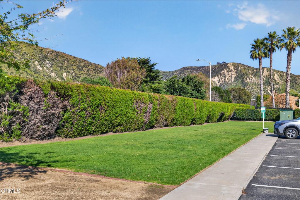 4229 Faria Road Ventura, CA 93001 - Photo 36 of 47 a view of a garden with a building in the background