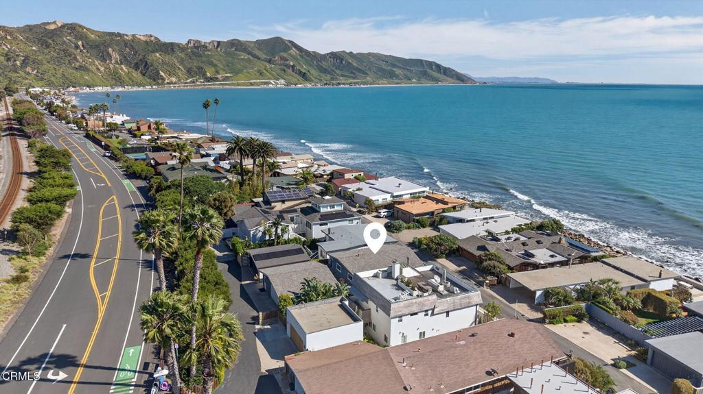 4229 Faria Road Ventura, CA 93001 - Photo 41 of 47 an aerial view of a house with a lake view