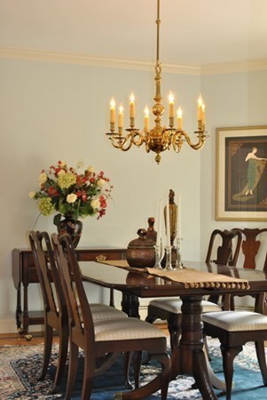 9 Bartkus Farm Concord, MA 01742 - Photo 11 of 19 a view of a dining room with furniture and chandelier