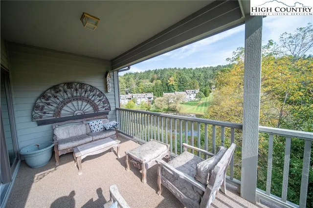 a view of a chairs in balcony