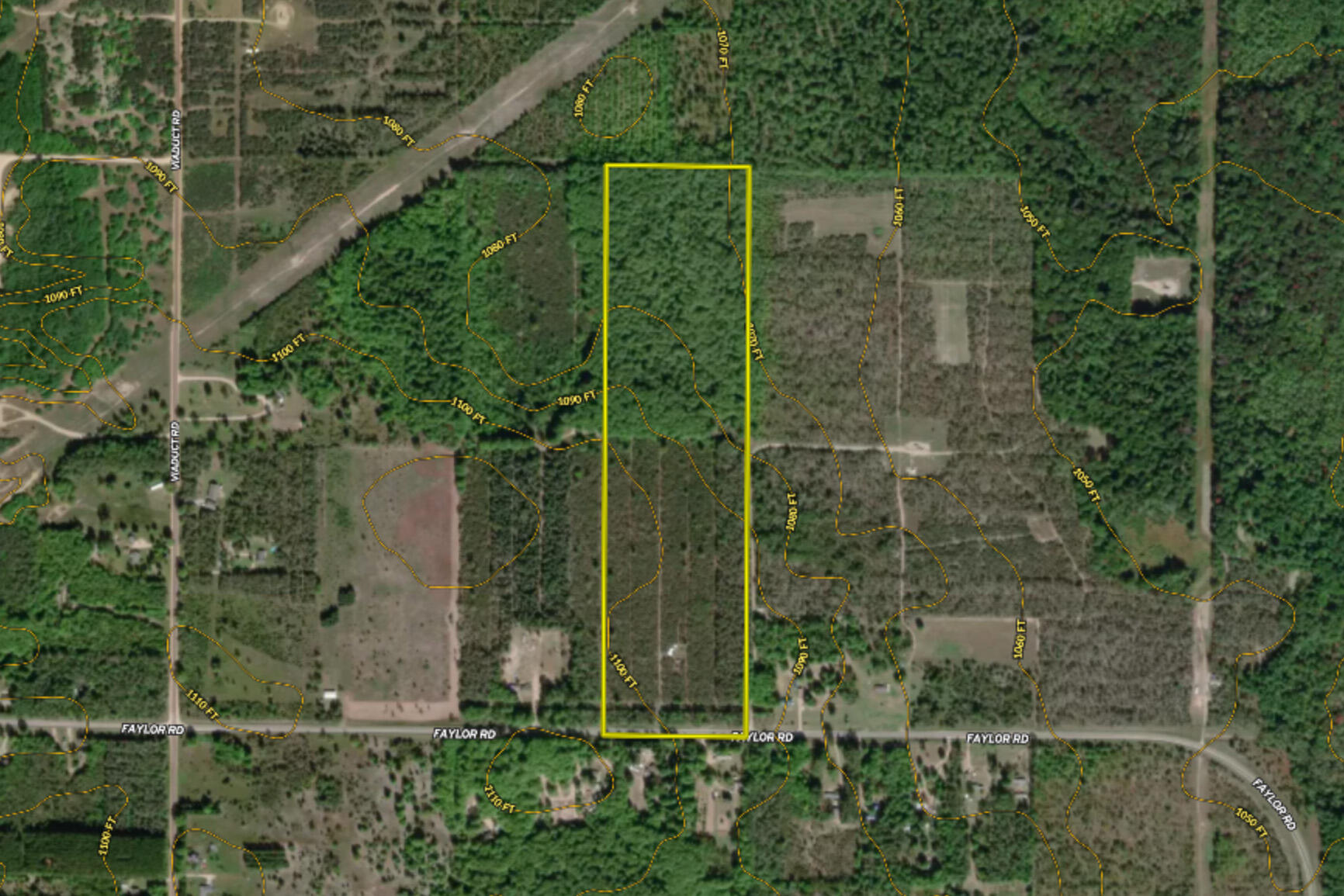 23444 Faylor Road Copemish, MI 49625 - Photo 13 of 13 Contour Lines