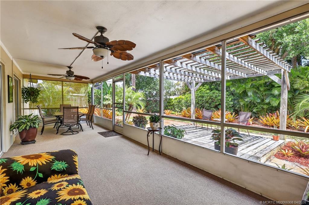 330 Southwest Winnachee Drive Stuart, FL 34994 - Photo 31 of 49 Screened outdoor space.