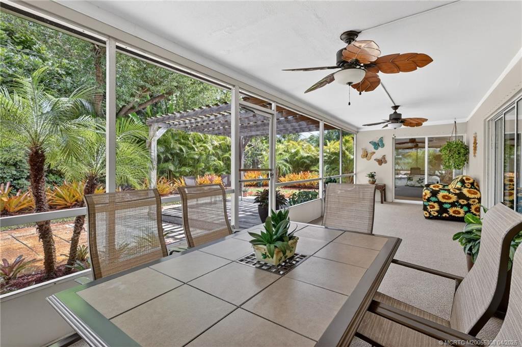 330 Southwest Winnachee Drive Stuart, FL 34994 - Photo 32 of 49 Screened outdoor space.