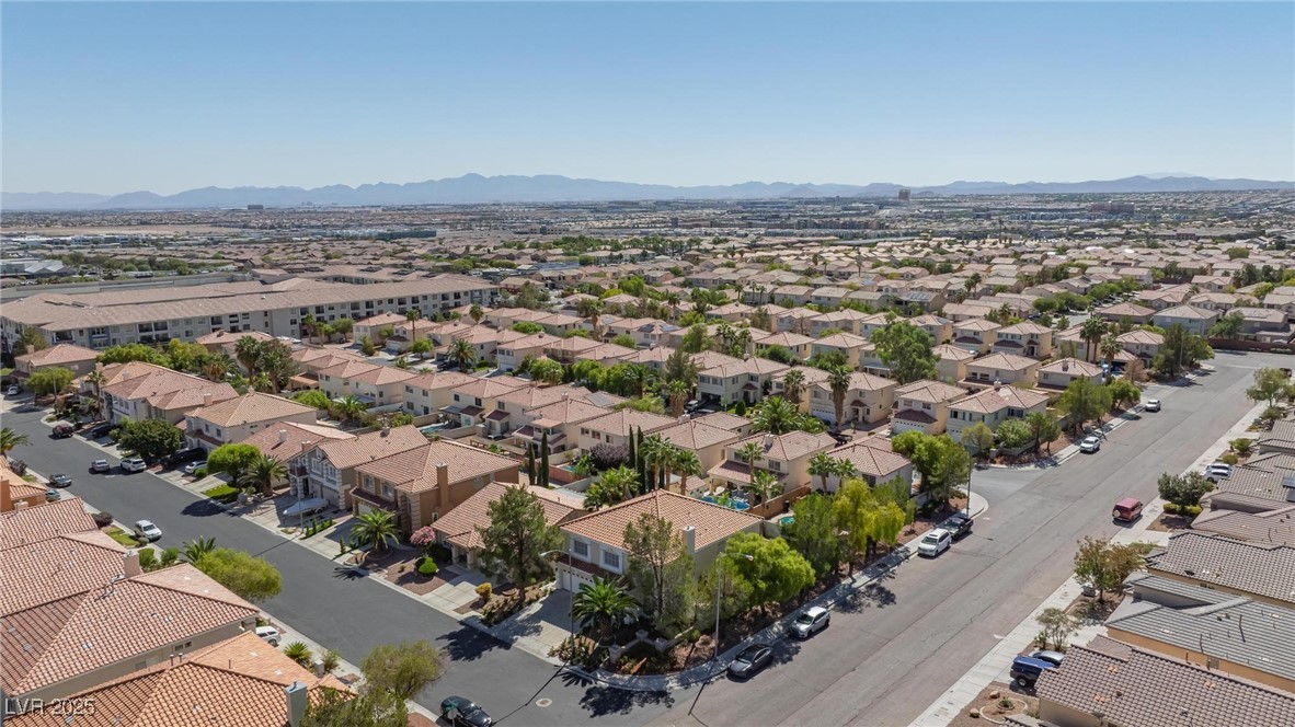 9591 Antelope Bend Court Las Vegas, NV 89148 - Photo 53 of 56 Bird's eye view of a mountainous background
