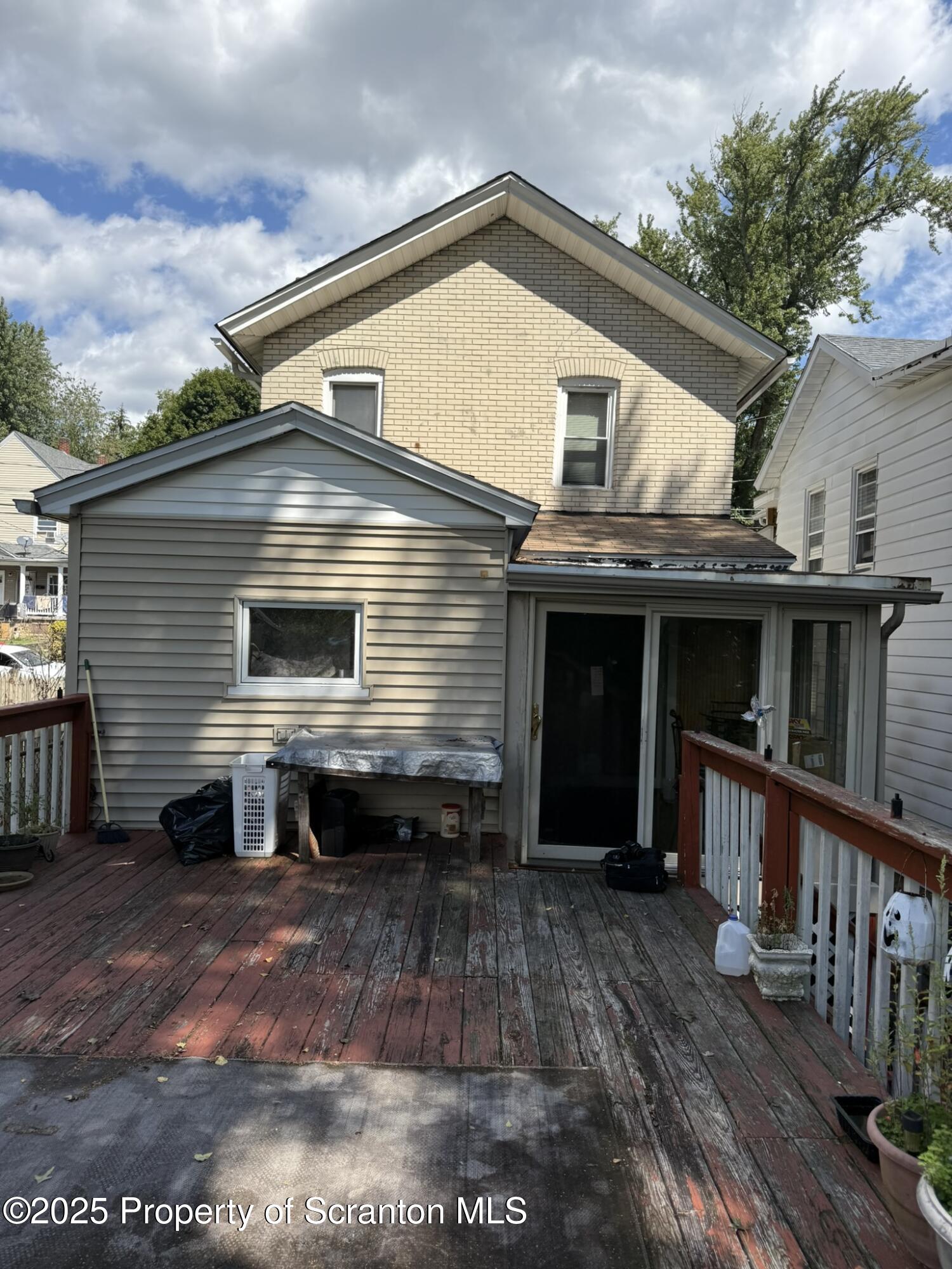 1919 Price Street Scranton, PA 18504 - Photo 43 of 44 a front view of house with deck a seating space