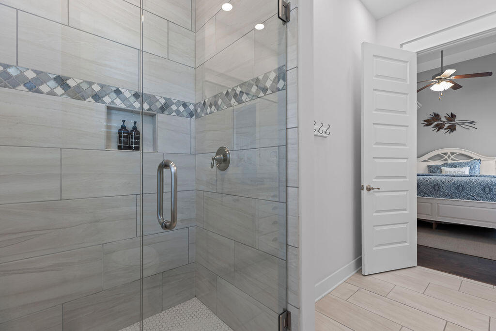 10 York Ln Inlet Beach, Unit B Inlet Beach, FL 32461 - Photo 28 of 46 a bathroom with a shower
