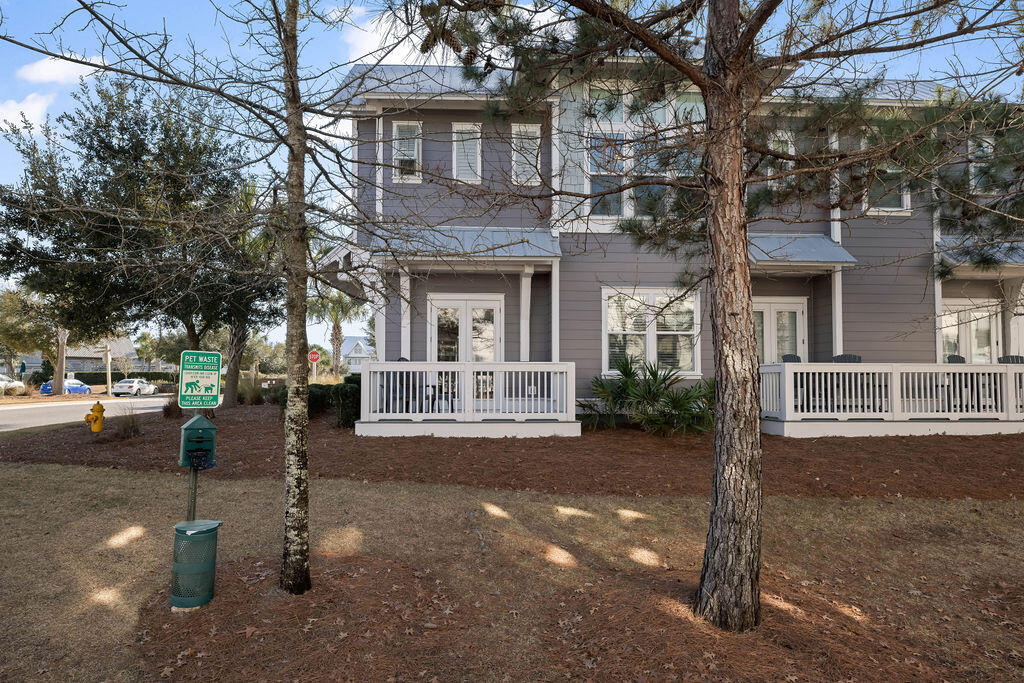 10 York Ln Inlet Beach, Unit B Inlet Beach, FL 32461 - Photo 39 of 46 a view of a street with a tree in it