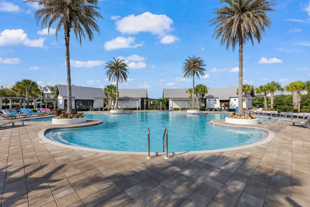 10 York Ln Inlet Beach, Unit B Inlet Beach, FL 32461 - Photo 42 of 46 a view of outdoor space with palm trees