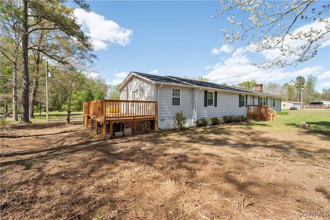 932 Eastern View Road St. Stephens Church, VA 23148 - Photo 16 of 17 a view of a house with a yard